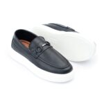 Mocasines de Cuero Negro Austin Elegancia Clásica con Suela Urbana Premium (1)