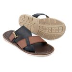 Sandalias Blake de Cuero Bitono Elegancia Casual y Máximo Confort (2)