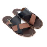 Sandalias Blake de Cuero Bitono Elegancia Casual y Máximo Confort (2)