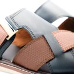 Sandalias Blake de Cuero Bitono Elegancia Casual y Máximo Confort (2)