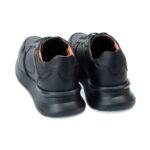 Sneakers Bentley Premium Total Black Tres Texturas de Cuero y Confort Superior (2)