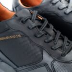 Sneakers Bentley Premium Total Black Tres Texturas de Cuero y Confort Superior (2)