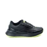 Sneakers Carter de Cuero Negro con Detalles Neón Energía y Confort Premium (2)