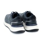 Sneakers Percy de Cuero Azul Petróleo Estilo Vanguardista y Confort Absoluto (2)