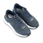 Sneakers Percy de Cuero Azul Petróleo Estilo Vanguardista y Confort Absoluto (2)