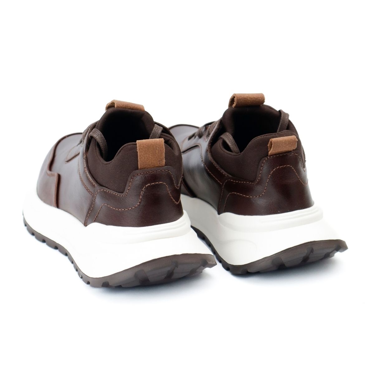Sneakers Preston de Cuero Café Elegancia Urbana con Ajuste Confort Tipo Media (1) Sneakers Preston de Cuero Café Elegancia Urbana con Ajuste Confort Tipo Media (1)