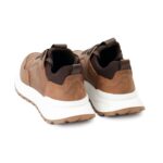 Sneakers Preston de Cuero Marrón Tabaco con Suela Ultra Liviana y Confort Tipo Media (2)